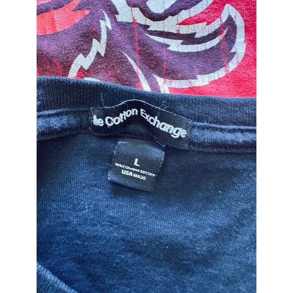 Two NC STATE WOLFPACK College NCAA Basketball Football T-Shirts Adults Large - Picture 9 of 10